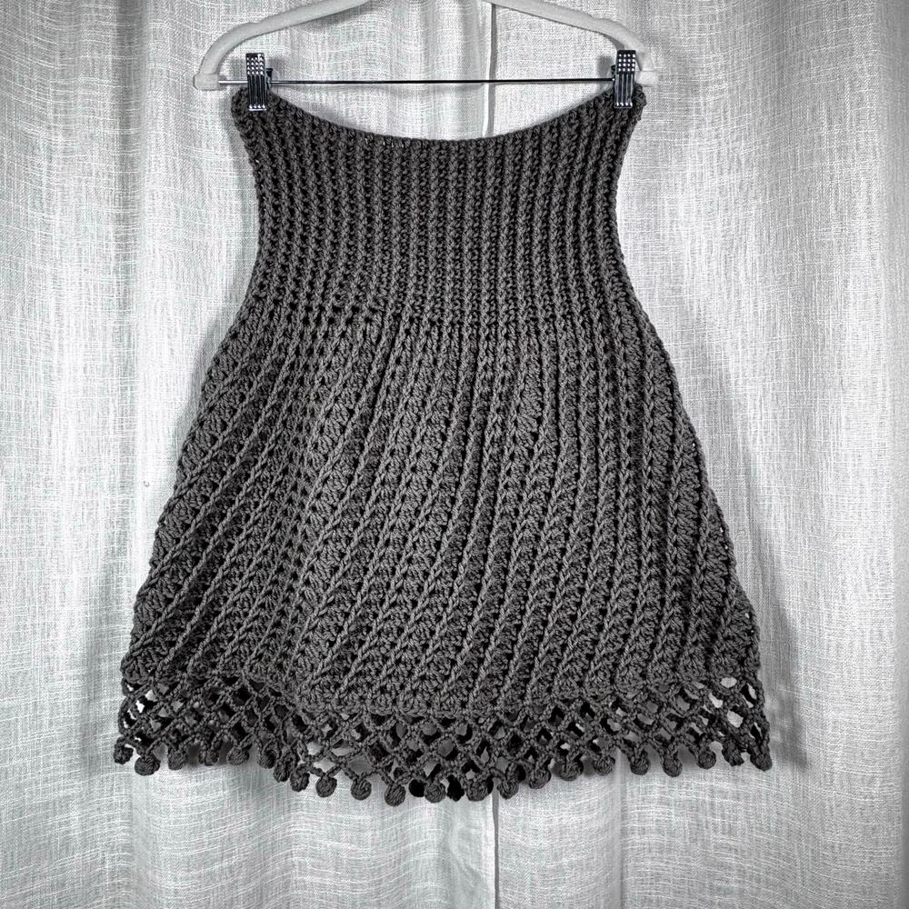 Handmade Crochet Top/Skirt Size S/M Boho Cottagecore Whimsy Festival